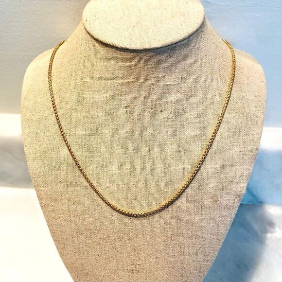 Effy Jewelry - NWT Effy Lobster Clasp Box Chain Necklace Gold-tone Size 24"